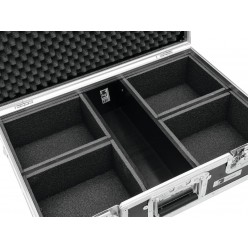 ROADINGER Flightcase 4x LED IP PAR 3x12W HCL